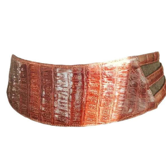 Nancy Gonzalez Alligator Belt Large - Picture 3 of 6